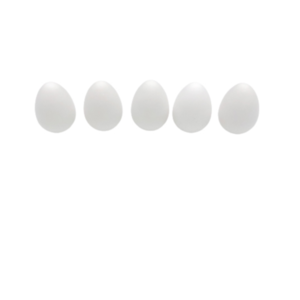 7 γύψινα αυγά σε φυσικό μέγεθος 5εκ - πασχαλινά αυγά διακοσμητικά, πασχαλινή διακόσμηση, υλικά κατασκευών
