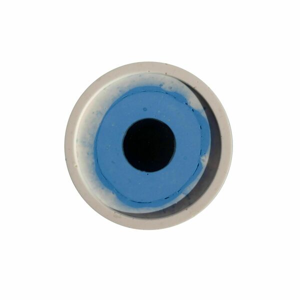 Δίσκος διακόσμησης χειροποίητος από ρητίνη νερού στρογγυλός eye 8x1cm - ρητίνη, μάτι, evil eye, πιατάκια & δίσκοι
