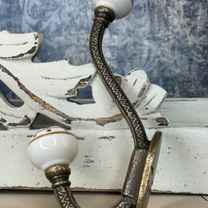 ToPomolaki HOOK1 Κρεμάστρα Τοίχου Μεταλλική 2 Θέσεων άσπρο 16x3.5x7cm 1τεμ - διακόσμηση, κρεμάστρες - 2