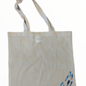 Πάνινη τσάντα Blue fish - ύφασμα, ώμου, tote