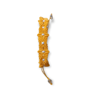 Macrame bracelet - νήμα, μακραμέ, χάντρες, χεριού, αυξομειούμενα