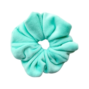 Βεραμάν βελουτέ λαστιχάκι μαλλιών| mint velour scrunchie - ύφασμα, γυναικεία, βελούδο, για τα μαλλιά, λαστιχάκια μαλλιών