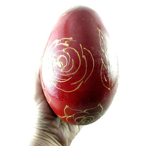 Κεραμικό πασχαλινό αυγό ζωγραφισμένο 14,5 εκ. ύψος - πηλός, αυγό, διακοσμητικά - 2