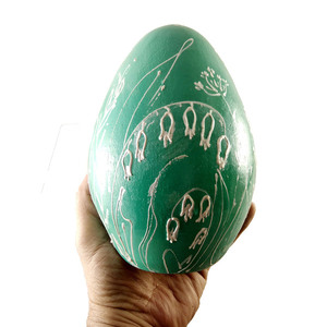 Κεραμικό πασχαλινό αυγό ζωγραφισμένο 14,5 εκ. ύψος - πηλός, αυγό, διακοσμητικά - 4