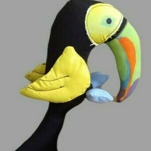 toucan ζωγραφισμενη μύτη - λούτρινα