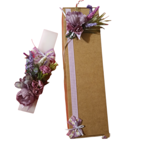 Πασχαλινή λαμπάδα με μπουκέτο λουλουδιών - κορίτσι, λαμπάδες, για παιδιά, για ενήλικες, για εφήβους