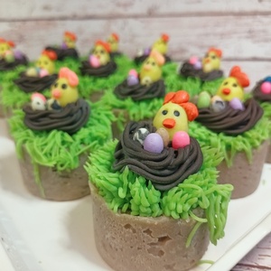 Σαπούνι cupcake κοτοπουλάκι 90g - χεριού, αρωματικό σαπούνι, προσώπου, σώματος - 2