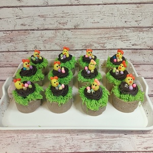 Σαπούνι cupcake κοτοπουλάκι 90g - χεριού, αρωματικό σαπούνι, προσώπου, σώματος - 3