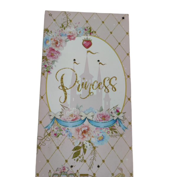 Λαμπάδα Princess με διακοσμητική πλάτη - κορίτσι, λαμπάδες, για παιδιά, για εφήβους, πριγκίπισσες - 3