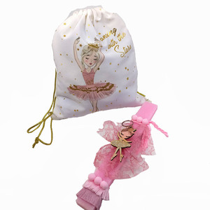 Αρωματική λαμπάδα μπαλαρίνα και τσάντα πλάτης - κορίτσι, λαμπάδες, μπαλαρίνες, για παιδιά
