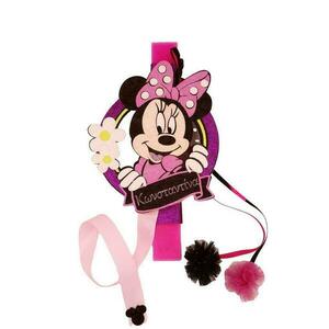 Πασχαλινή αρωματική λαμπάδα σε φούξια χρώμα Ποντικάκι με διακοσμητικό κάδρο 30x16 - προσωποποιημένα, λαμπάδες, για παιδιά, κορίτσι, ήρωες κινουμένων σχεδίων