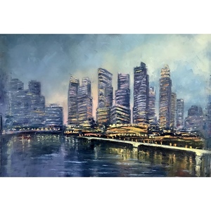Πίνακας ζωγραφικής σε καμβά “Metropolis” - πίνακες & κάδρα