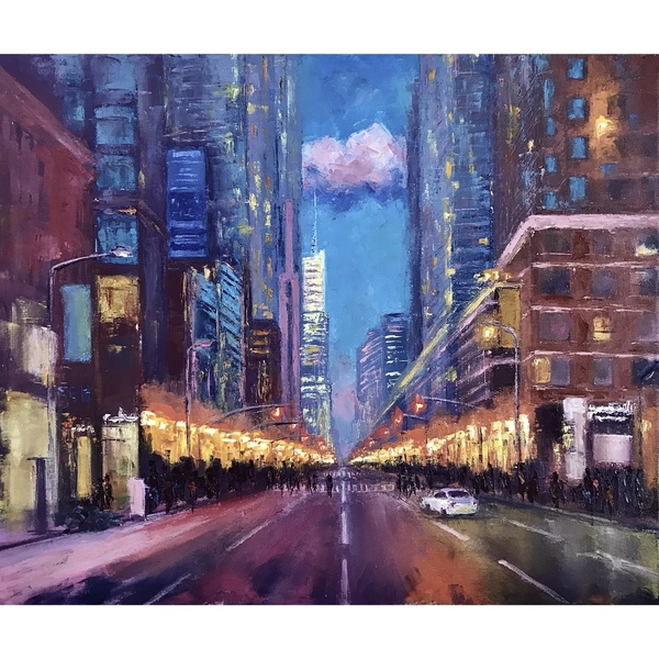 Πίνακας ζωγραφικής «Manhattan» - πίνακες & κάδρα