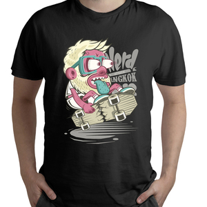 Ανδρικό T-shirt Nerd Skate