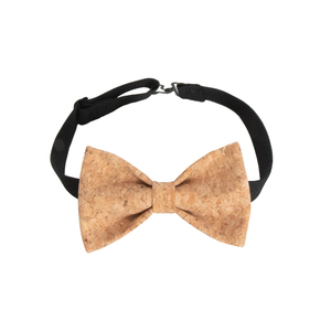 Παπιγιόν από Φελλό "Beige Bow Tie" - ξύλο, ανδρικά, φελλός, δώρα για άντρες, γάμος και βάπτιση