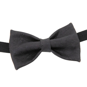 Παπιγιόν από Φελλό "Black Bow Tie" - ξύλο, ανδρικά, φελλός, δώρα για άντρες - 2