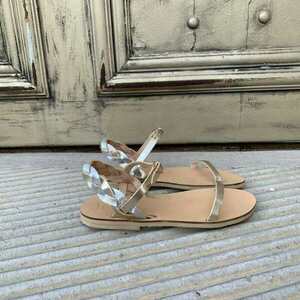 Handmade Leather Sandal : Persia - δέρμα, αρχαιοελληνικό, φλατ, ankle strap