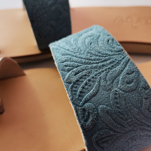 Handmade Leather Sandal : Ourani - δέρμα, φλατ, slides - 3