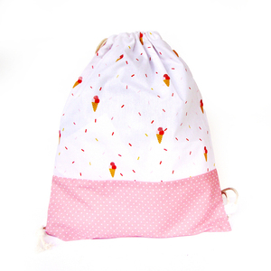 Σετ λαμπάδα και τσάντα "Παγωτάκια" - κορίτσι, λαμπάδες, για παιδιά, προσωποποιημένα - 4