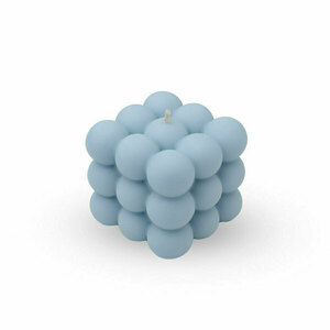 Bubble Candle (150gr) Baby Blue - αρωματικά κεριά, αρωματικό χώρου