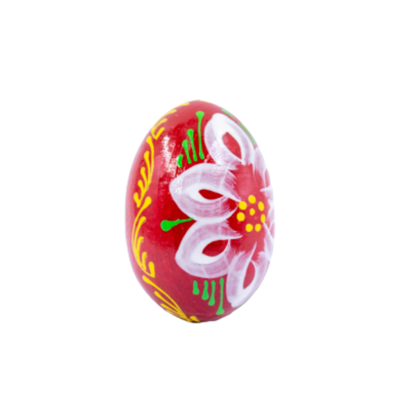 Ξύλινο διακοσμητικό χειροποίητο αυγό , 7εκ. Κοκκινο-ρλευκό - αγόρι, διακοσμητικά, για ενήλικες - 2