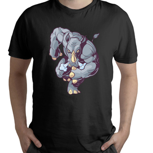 Ανδρικό T-shirt Angry Rhino