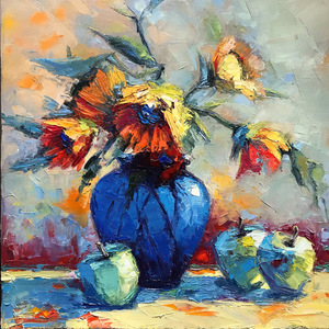 Πίνακας ζωγραφικής «Sunflowers” - πίνακες & κάδρα