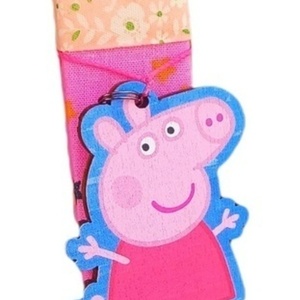 Σετ ροζ πασχαλινή αρωματική λαμπάδα με σακιδιο πλάτης- backpack με θέμα την γουρουνίτσα Πέππα Peppa- - λαμπάδες, για παιδιά, αρωματικές λαμπάδες, για μωρά