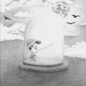 Living in a Tale 21×29,7cm (pencil on paper) - πίνακες & κάδρα - 2
