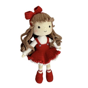 Πλεκτή κούκλα Bella 26cm - δώρο, λούτρινα, δώρα γενεθλίων, amigurumi, κούκλες