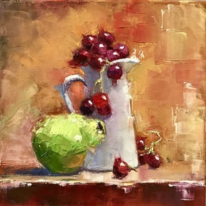 Πίνακας ζωγραφικής με φρούτα - πίνακες & κάδρα