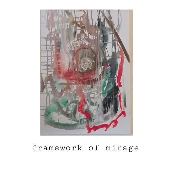 Framework of mirage - Ζωγραφικός πίνακας σε καμβά (50 x 60cm) - πίνακες & κάδρα, πίνακες ζωγραφικής