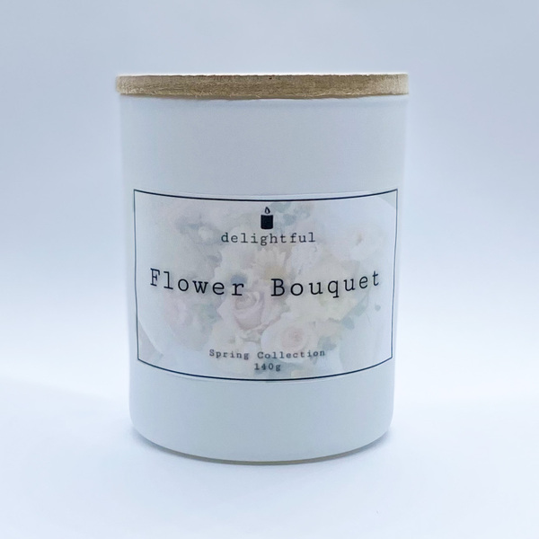 Flower Bouquet Αρωματικό Κερί - αρωματικά κεριά, άνοιξη, δώρο πάσχα