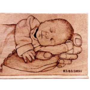 Δώρο για γυναικολόγο ζωγραφισμένο με πυρογράφο, 20 x 13 εκ - διακοσμητικά, ξύλο