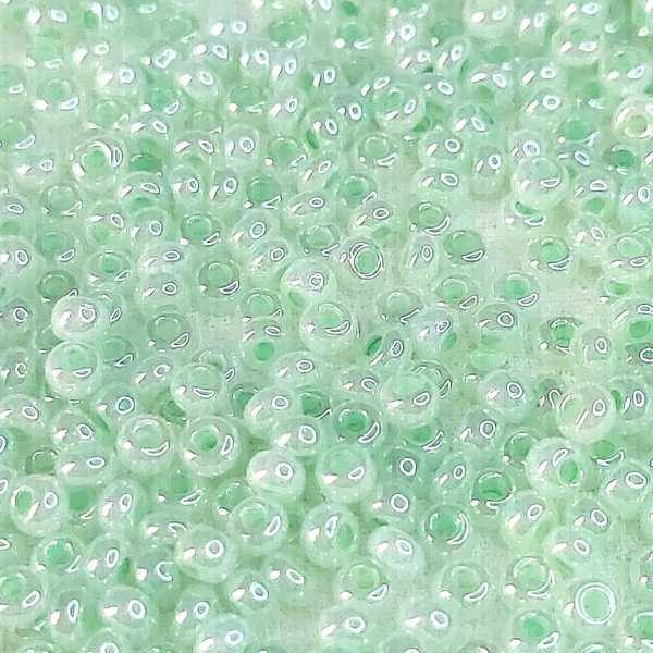 Πράσινη Γυάλινη Χάντρα 3x2mm 40γρ - υλικά κοσμημάτων, υλικά κατασκευών