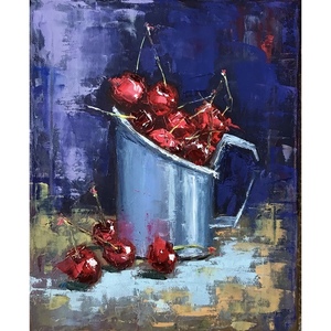 Πίνακας ζωγραφικής «Cherry mood” - πίνακες & κάδρα