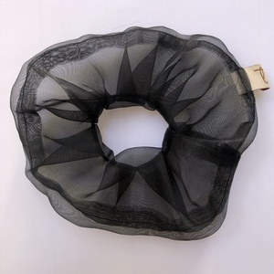 Οργάντζα scrunchies - ύφασμα, λαστιχάκι, λαστιχάκια μαλλιών