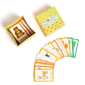 «Memory Game» Χειροποίητη κατασκευή για δημιουργική απασχόληση με τα ζώα του δάσους - 5cm x 7,5cm κάρτες, σκληρό χαρτόνι