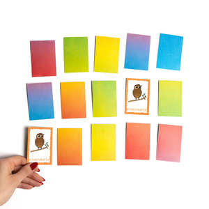 «Memory Game» Χειροποίητη κατασκευή για δημιουργική απασχόληση με τα ζώα του δάσους - 5cm x 7,5cm κάρτες, σκληρό χαρτόνι - 5