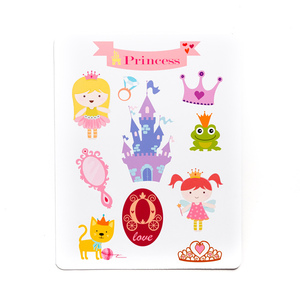 «Princess Stickers» Φύλλο Αυτοκόλλητο 27cmx21cm - κορίτσι, δώρο, αυτοκόλλητα