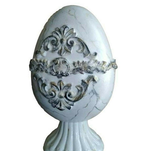 Χειροποίητο κεραμικό αυγό με βάση 28x 16cm - χειροποίητα, διακοσμητικά, για ενήλικες
