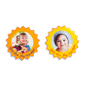 «You're My Sunshine» Μαγνητάκι προσωποποιημένο - 13,5cm x 13,5cm - πλαστικό, μαγνητάκια ψυγείου