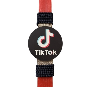 Χειροποίητη αρωματική λαμπάδα tiktok κόκκινη 32 εκ. - λαμπάδες, για ενήλικες, για εφήβους - 2