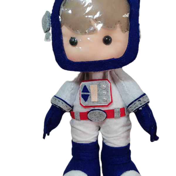 Αστροναύτης από τσόχα-υψος 30 εκατοστά - κορίτσι, λούτρινα, διακοσμητικά, διάστημα - 5