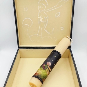 Σετ ξύλινο κουτί - λαμπάδα με θέμα Μικρός Πρίγκιπας - για παιδιά, πρίγκηπες - 3