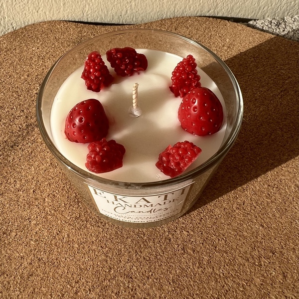 Berries addiction candle/χειροποίητο κερι-200ml - αρωματικά κεριά - 3