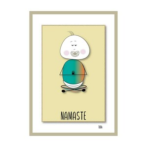 Παιδική αφίσα Namaste | 21 εκτυπώσιμα μεγέθη - αφίσες, δώρα για παιδιά, κάρτες