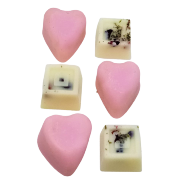 ΣΕΤ κεραμικός καυστήρας κάκτος λευκός και wax melts σόγιας με άρωμα LOLIPOP και ΑΓΡΙΑ ΟΡΧΙΔΕΑ (6 τεμ.- 50 γρ. ) - αρωματικά κεριά, αρωματικό, soy wax - 4
