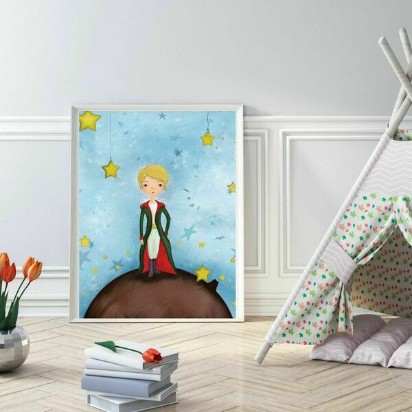 Ο μικρός πρίγκιπας - αφίσα για το παιδικο δωματιο Α3 μέγεθος 30x40 εκ - κορίτσι, αγόρι, αφίσες, μικρός πρίγκιπας
