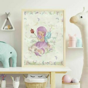 Λαβίνια η μικρη νεραιδα - αφίσα για το παιδικο δωματιο Α3 μεγεθος 30x40 - κορίτσι, αφίσες, πριγκίπισσα